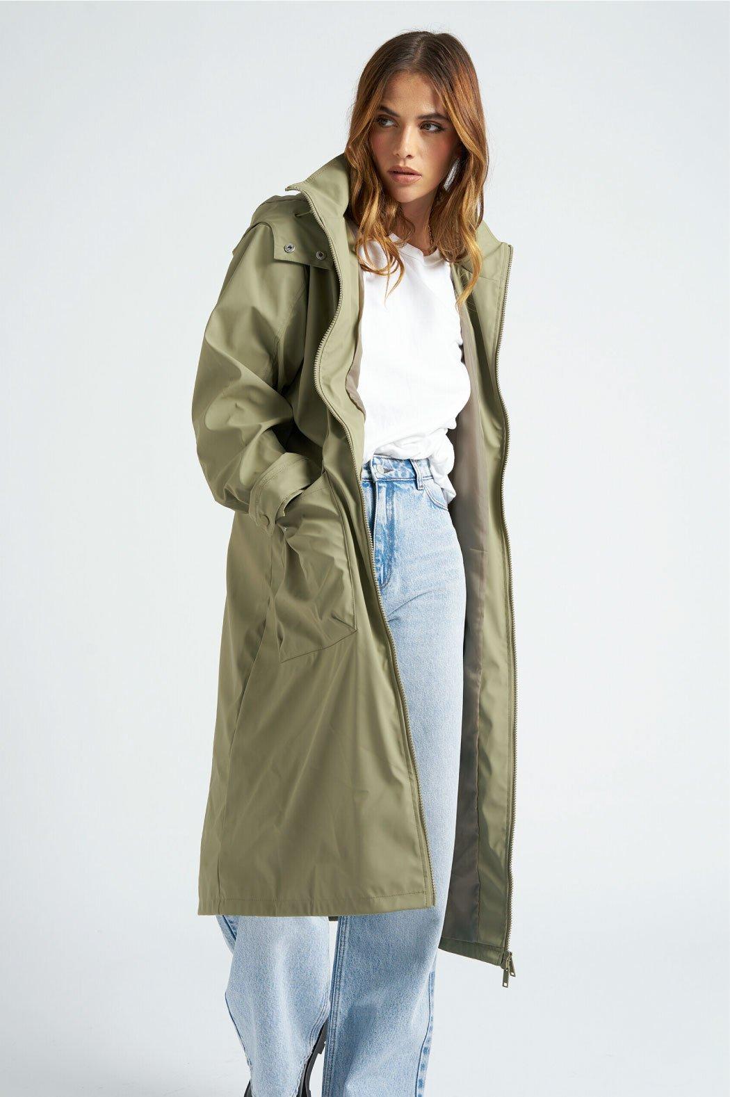 Jackets & Coats | Rubberised Raincoat | Urban Bliss