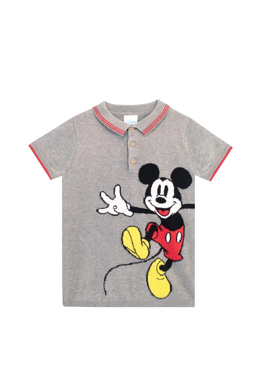 Mickey Mouse Knitted Polo Shirt