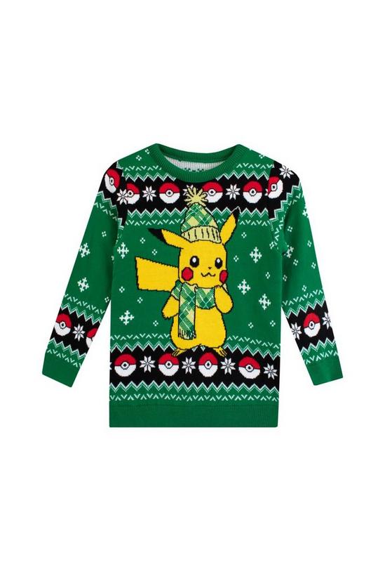 Pokemon Pikachu Christmas Jumper 1