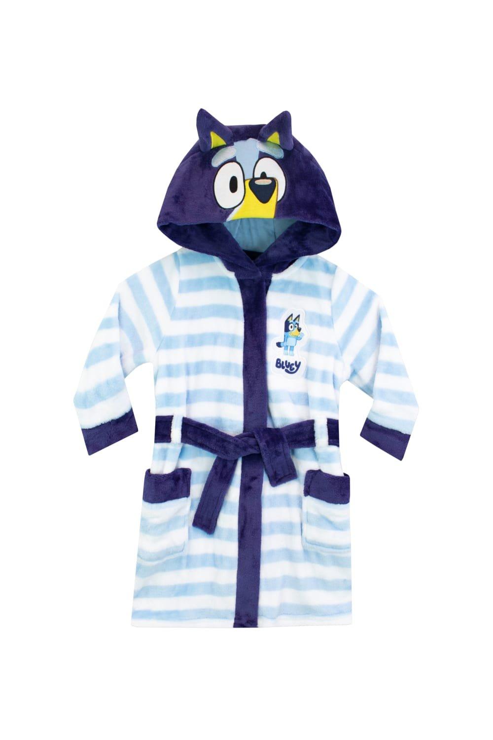 Bluey Hoodie with 3D Ears, Zip Up Hoodie, Dress Up Costume Hoodie for  Boys, Official Merch, Blue