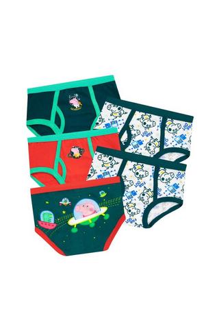 Peppa Pig Boys George Pig Underwear Pack of 5 Multicolored 2T : :  Clothing, Shoes & Accessories