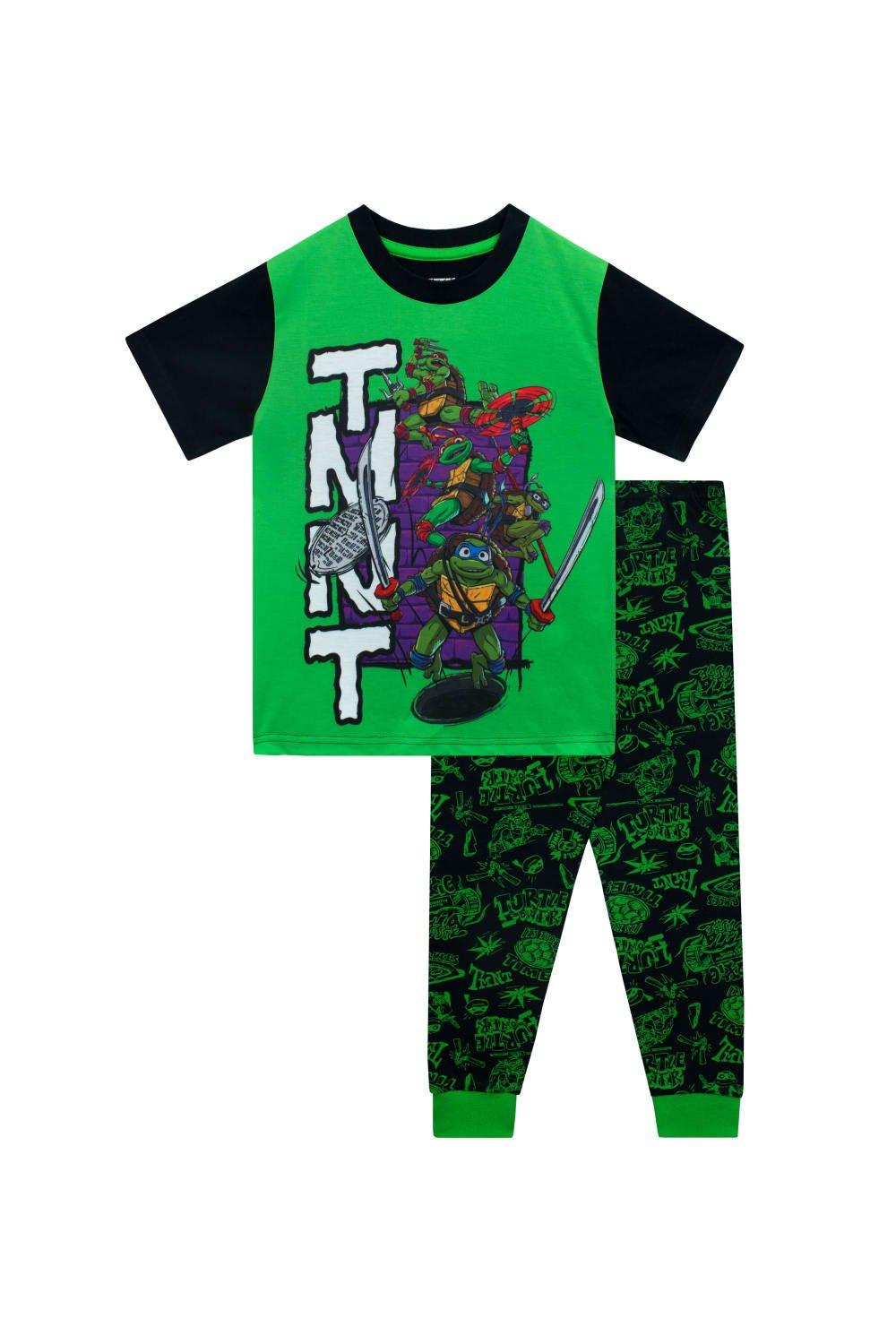 Teenage Mutant Ninja Turtles Mens Lounge Pants TMNT Green Pjs Trousers