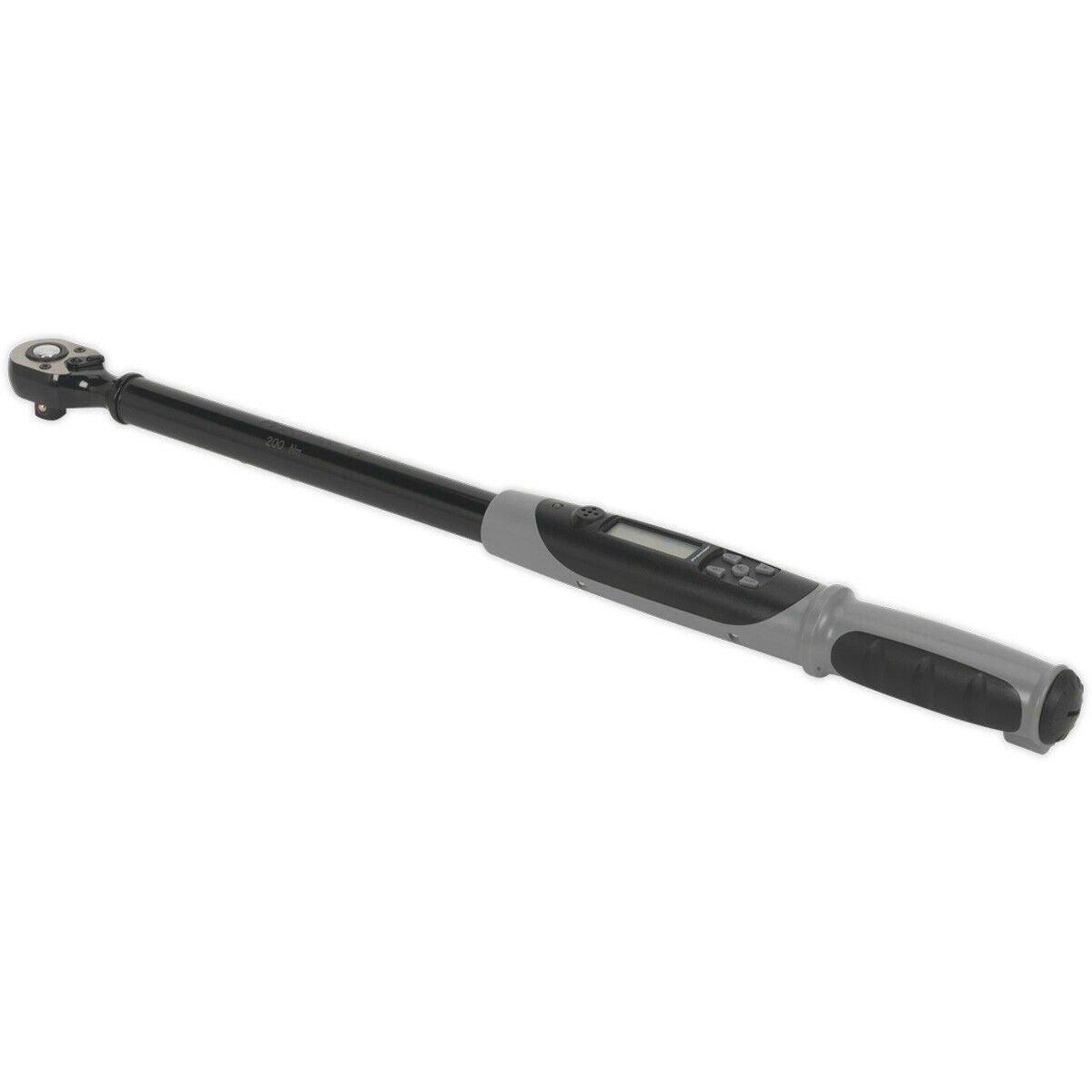 20 to 200Nm Digital Torque Wrench & Angle Function - 1/2