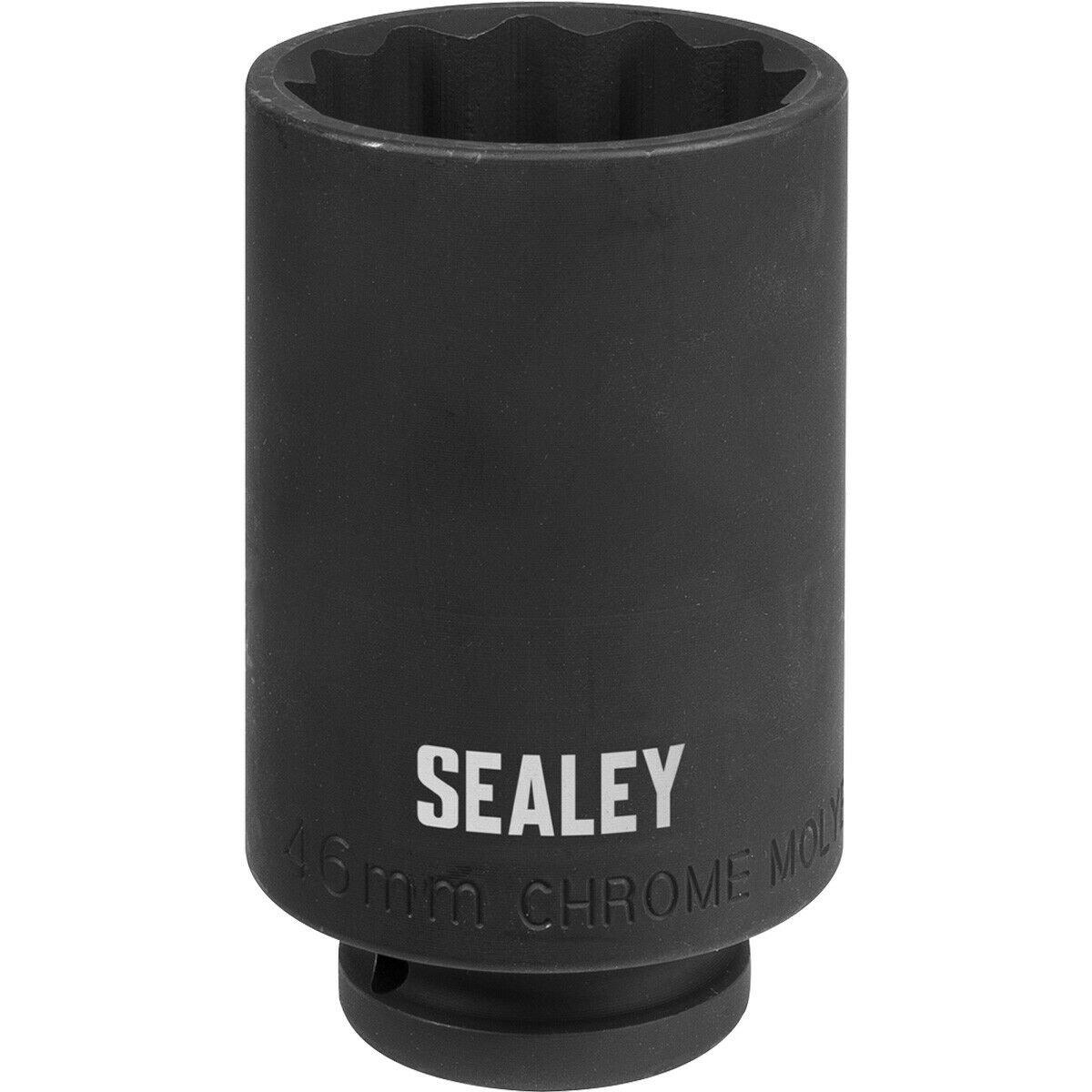 46mm DEEP Impact Socket Bit - 12-Point Ball Joint - For Renault & Vauxhall