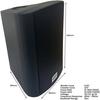 Loops Outdoor Rated Active Bluetooth Wall Speakers - 120W 5.25â€ IP56 - Black Wireless thumbnail 4