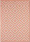 THE RUGS DIAMOND DESIGN ORANGE Outdoor & Indoor Rug for Garden Patio | Durable Weather-Proof Stain Resistant UV-Protected Jet-Washable Outdoor Rug| Ecology  100OR thumbnail 2