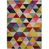 THE RUGS Villa Collection Geometric Design Rug in Multicolour thumbnail 1