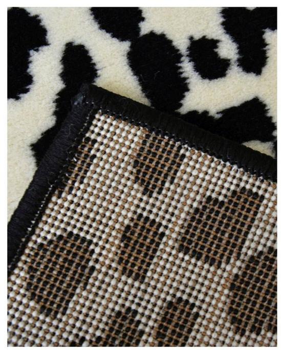 THE RUGS Maestro Collection Dalmation Design Rug in Black & White | 46-3616 5