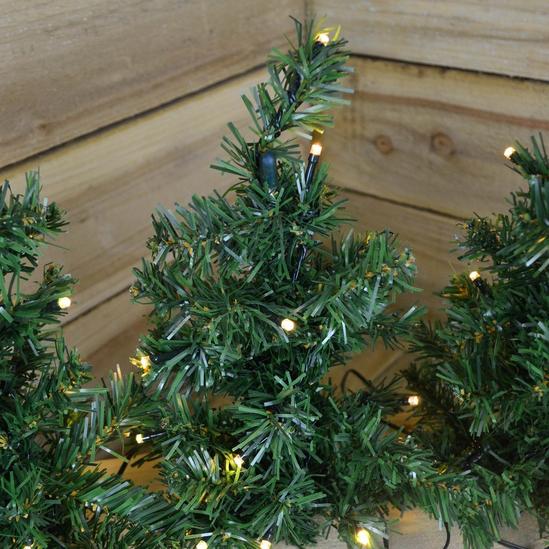 Samuel Alexander 3 Pack of 6 (18) 30cm LED Lit Premier Christmas Tree Path Lights (15 LEDs Per Tree) 4