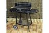 Samuel Alexander Outdoor Oval Trolley Garden BBQ With Warming Tray thumbnail 1