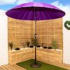 Samuel Alexander 2.6m Aluminium Shanghai Outdoor Garden Parasol - Crank & Tilt in Purple thumbnail 1