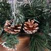Samuel Alexander 2.7m Snow Flocked Christmas Garland with Pine Cones and Mixed Needles thumbnail 4