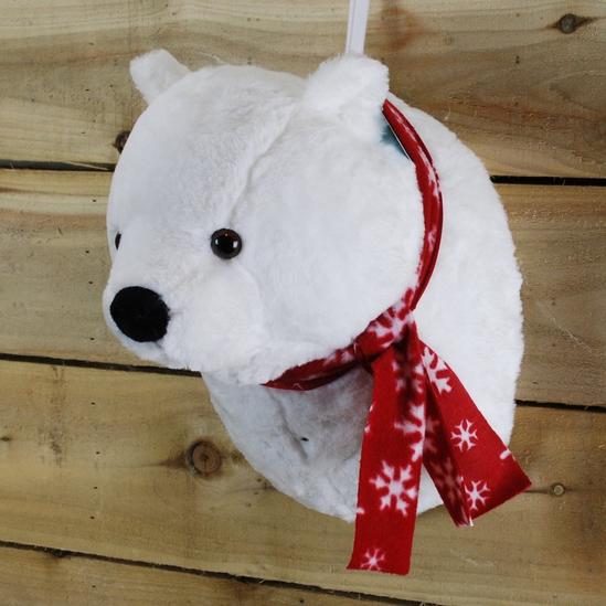 Samuel Alexander Rockin Singing Animated Polar Bear Plush Christmas Wall Decoration 2