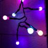 Samuel Alexander 4.8m Multi Function LED Cluster Curtain Lights Christmas Decorations with Timer in Rainbow thumbnail 2