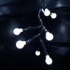Samuel Alexander 4.8m Multi Function Frosted White LED Cluster Curtain Lights Christmas Decorations with Timer thumbnail 5