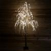Samuel Alexander Premier 180cm Christmas Flocked Willow Tree 200 Warm White Lights and Flash Function thumbnail 3