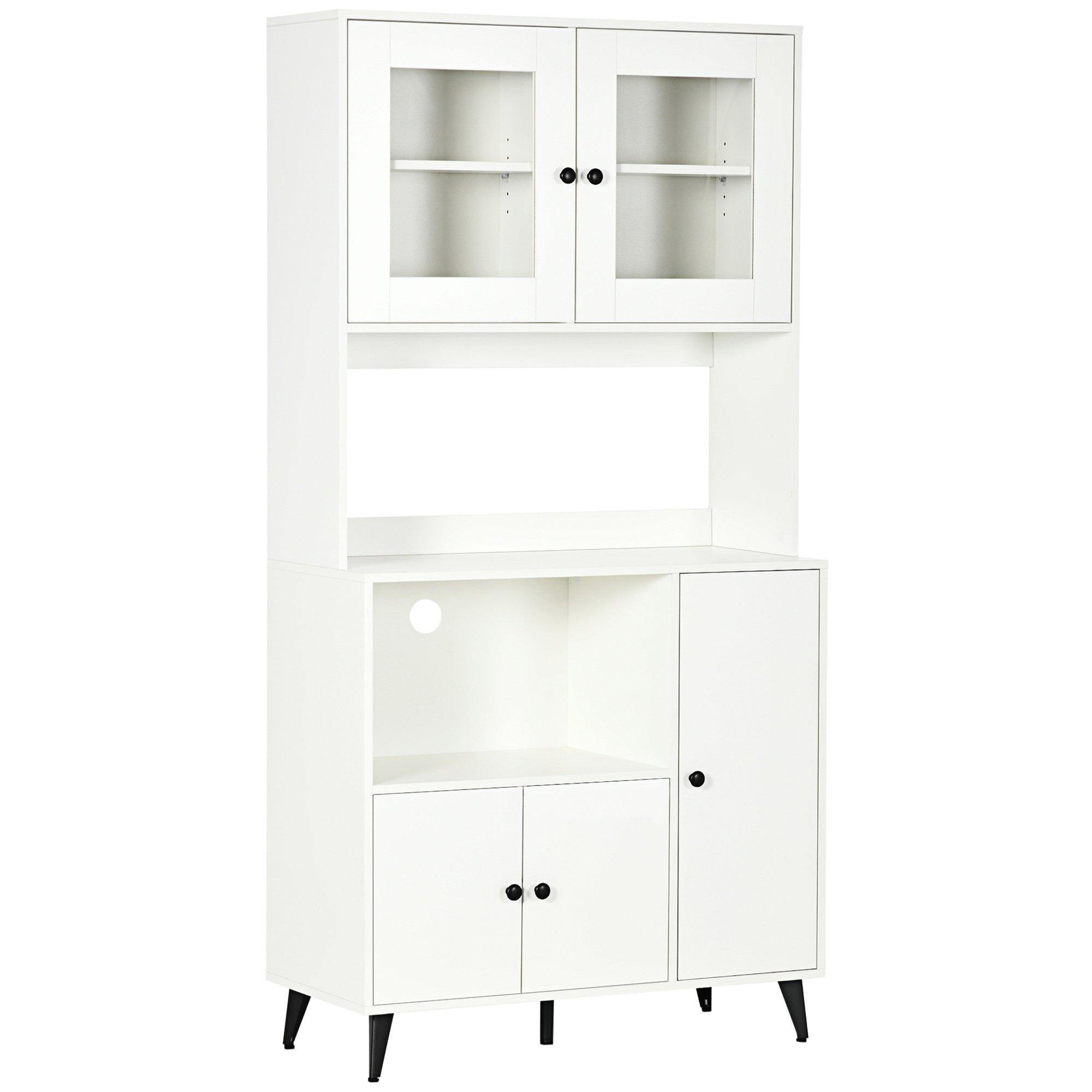 Freestanding Kitchen Storage Cabinet   Cupboards Adjustable Shelves