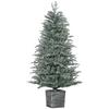 HOMCOM 5ft Artificial Christmas Tree Pot Stand and 1140 Tips Xmas Decoration thumbnail 1