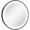 Kleankin LED Smart Bathroom Mirror Wall Mounted Round Vanity Mirror Lights thumbnail 1