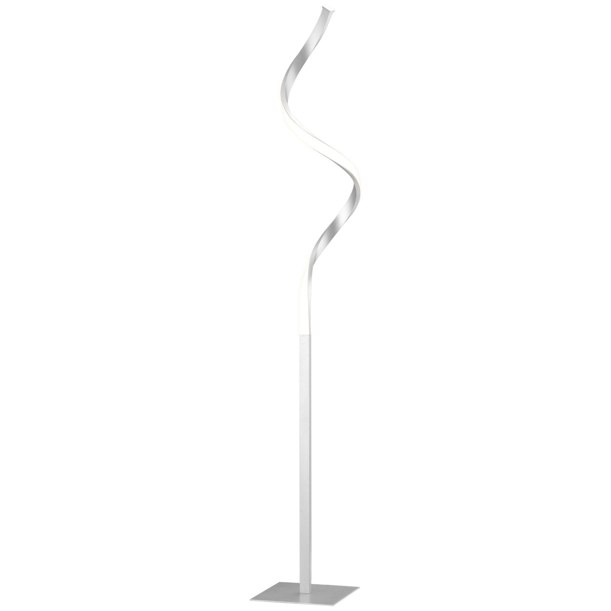 Modern Spiral Floor Lamp Dimmable Standing Lamp for Living Room