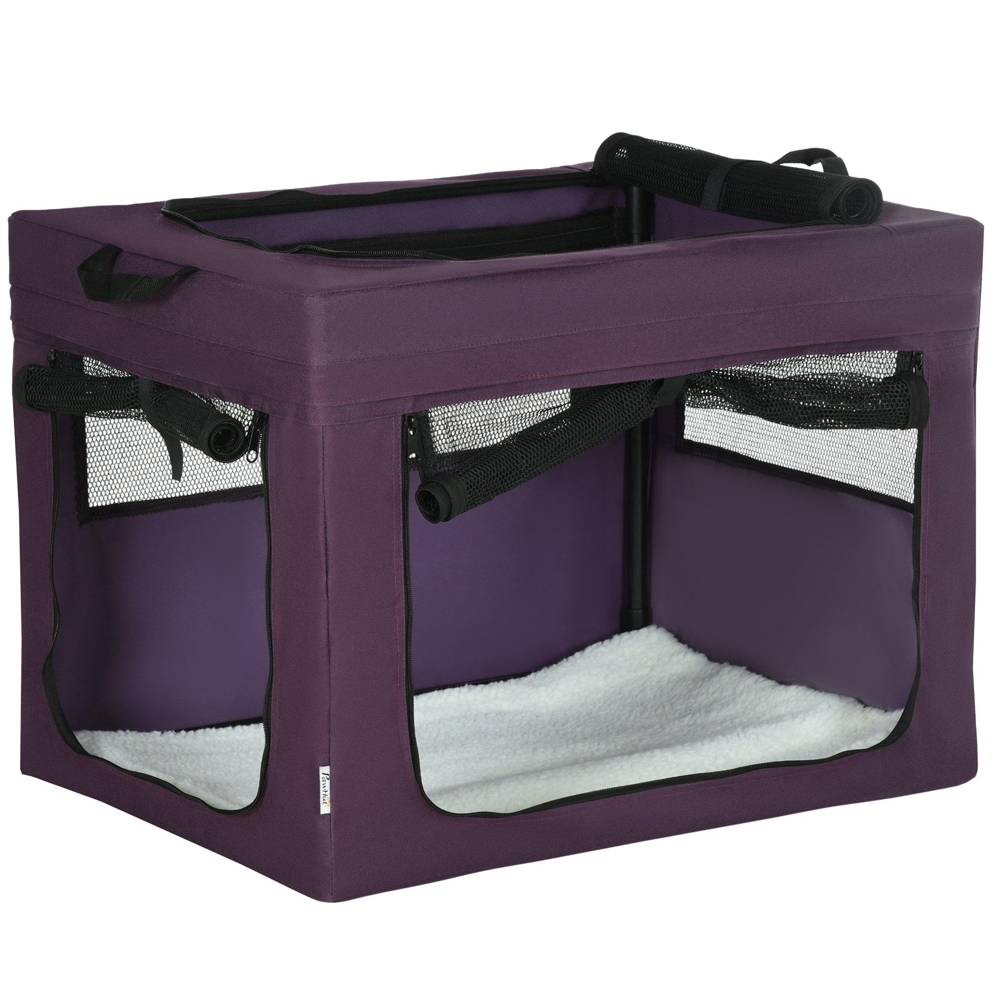69cm Pet Carrier, Soft Side Pet Travel Crate with Mat for Mini Small Dogs
