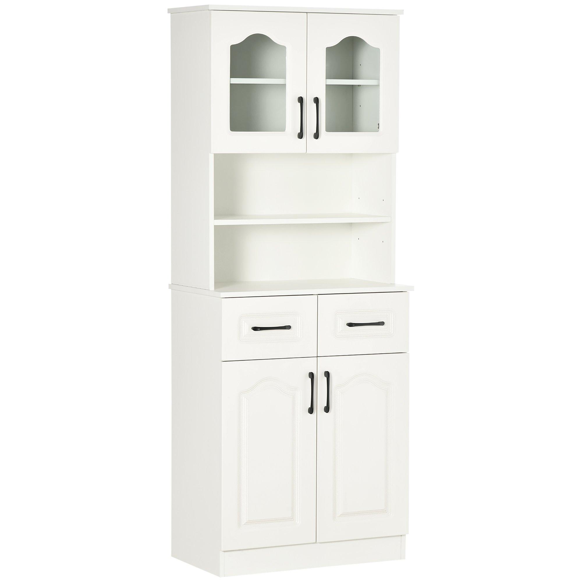 168cm Kitchen Cupboard Storage Cabinet   Shelves & Drawers