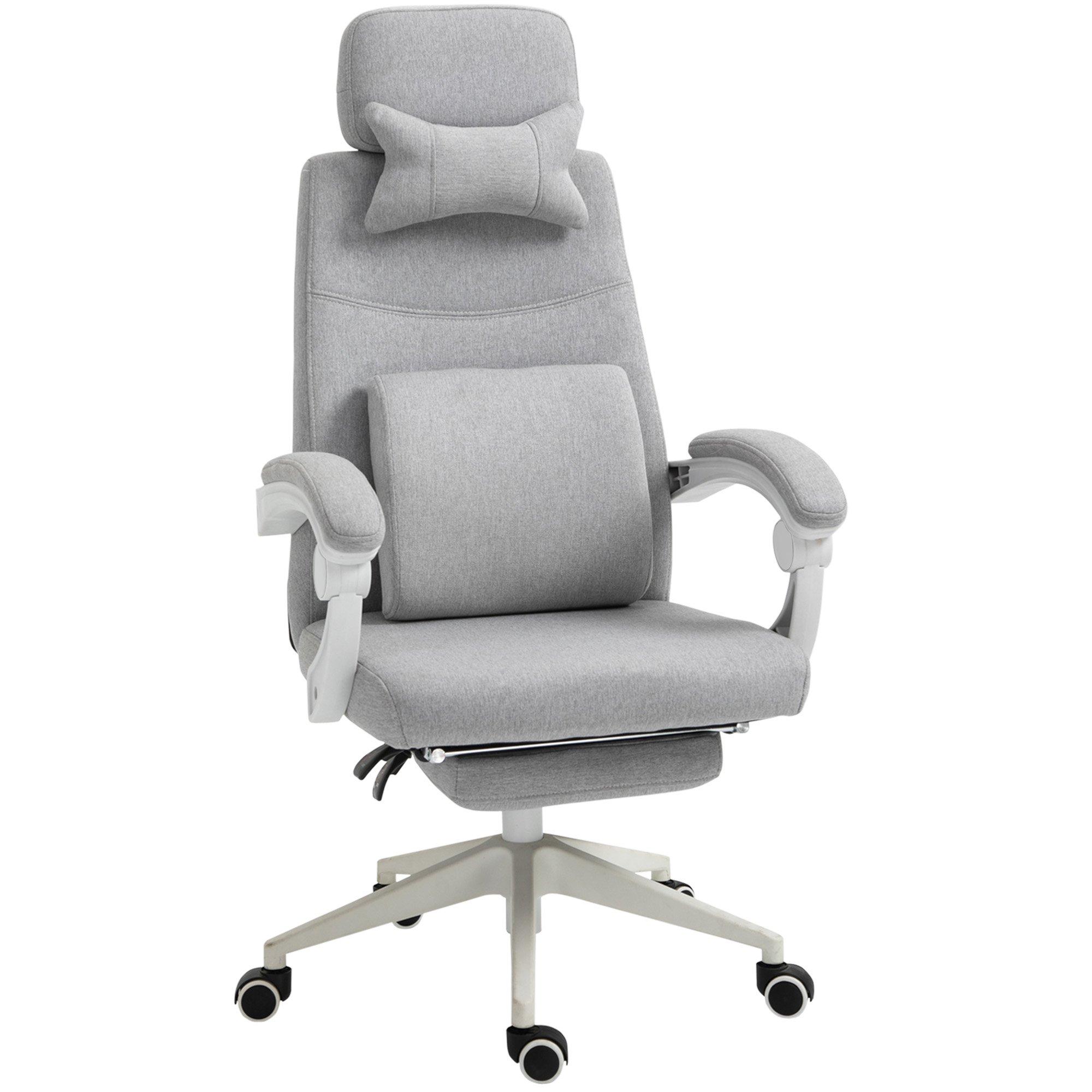 Ergonomic Home Office Chair with Footrest Height Adjustable