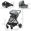 HOMCOM Foldable Travel Baby Stroller with Fully Reclining From Birth to 3 Years thumbnail 3