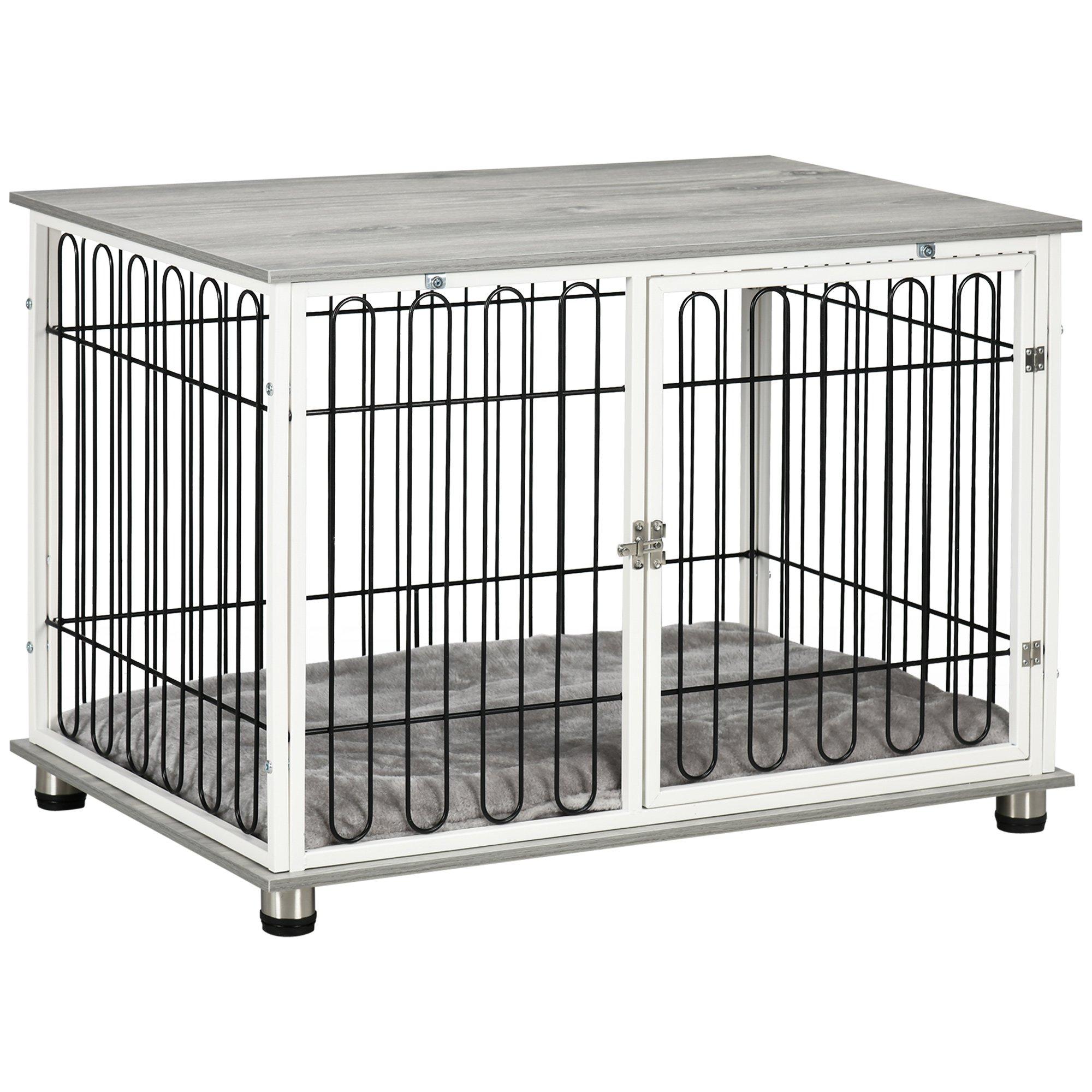 Dog Crate Furniture, Indoor Dog Washable Cushion, for S and M Dogs