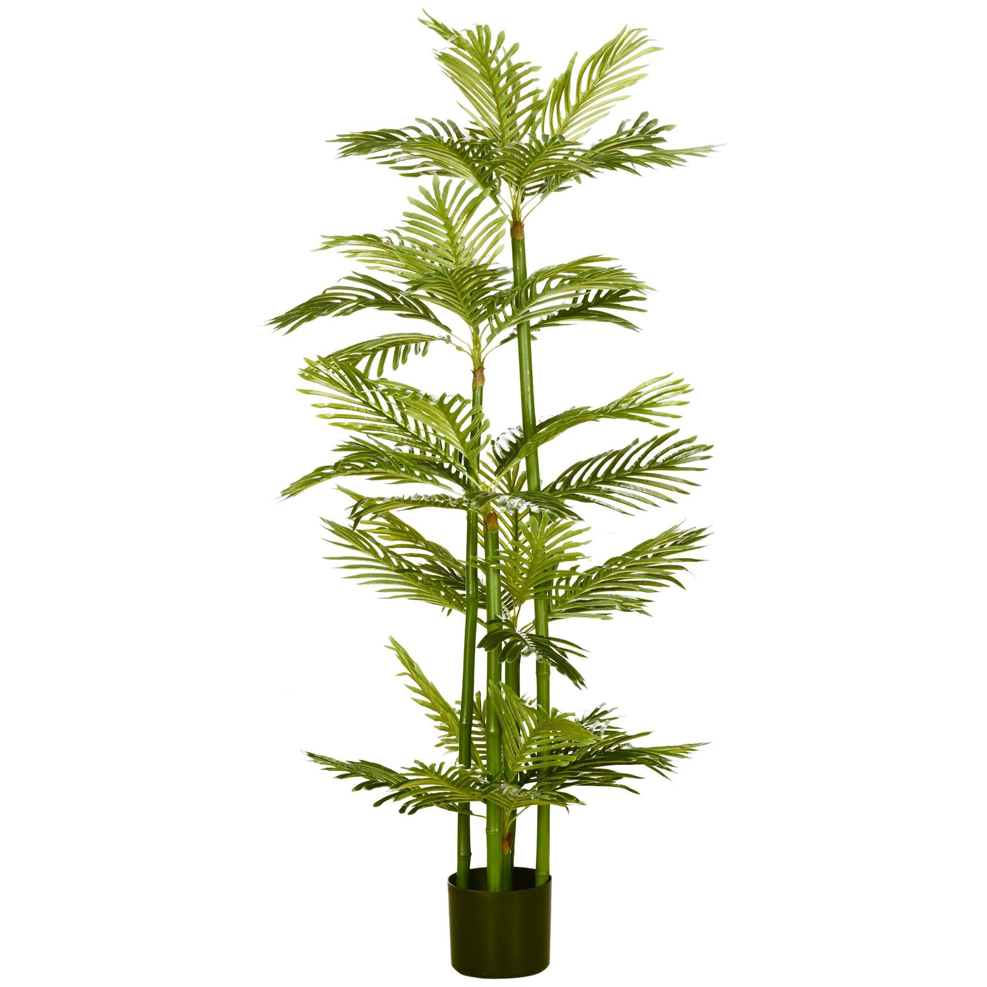 Artificial Plant Palm in Pot Indoor Outdoor Fake Plants