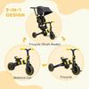 AIYAPLAY 3-in-1 Tricycle for Kids Baby Trike with Adjustable Push Handle thumbnail 4