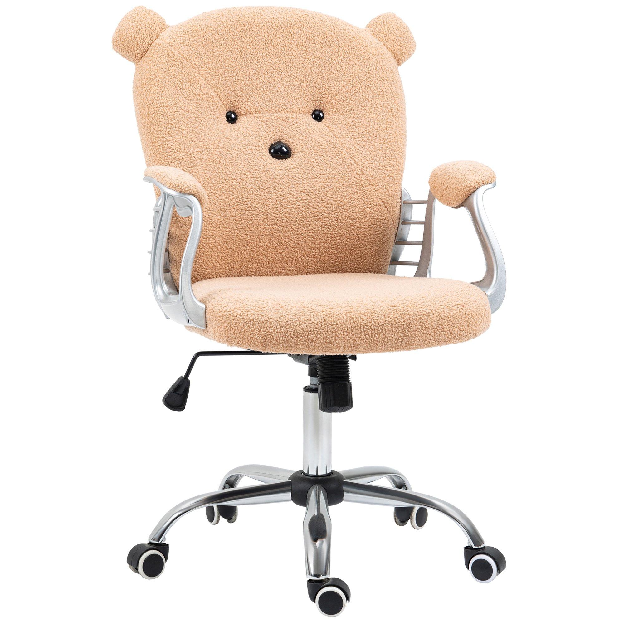 Bear Shape Home Office Chair Computer Chair with Padded Armrests