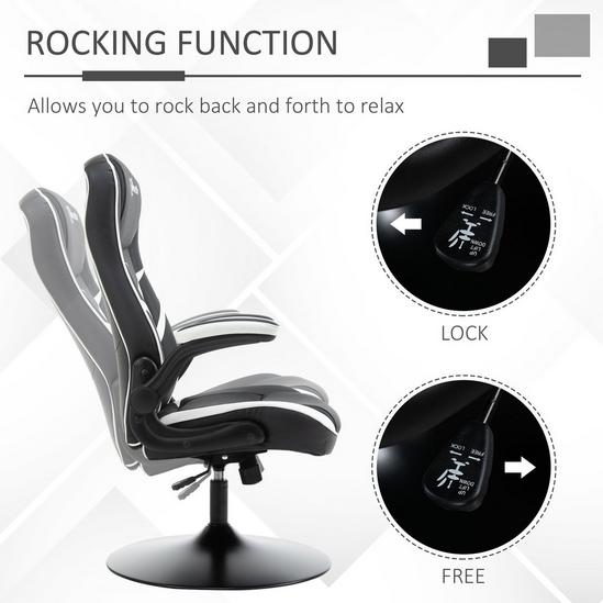 VINSETTO High Back Computer Gaming Chair Video Game Chair with Swivel 5