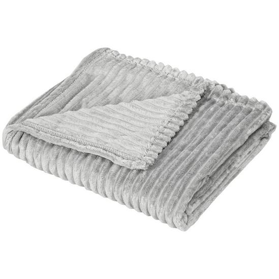 HOMCOM Flannel Fleece Blanket for Sofa Blanket for Bed 1