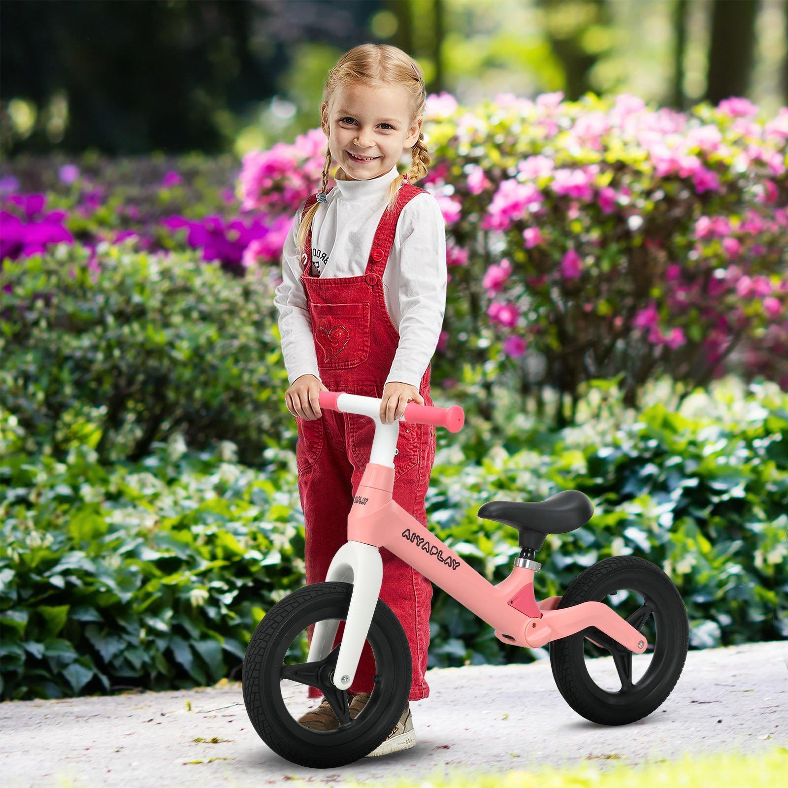 Baby Balance Bike, Training Bike w/ Adjustable Seat and Handlebar