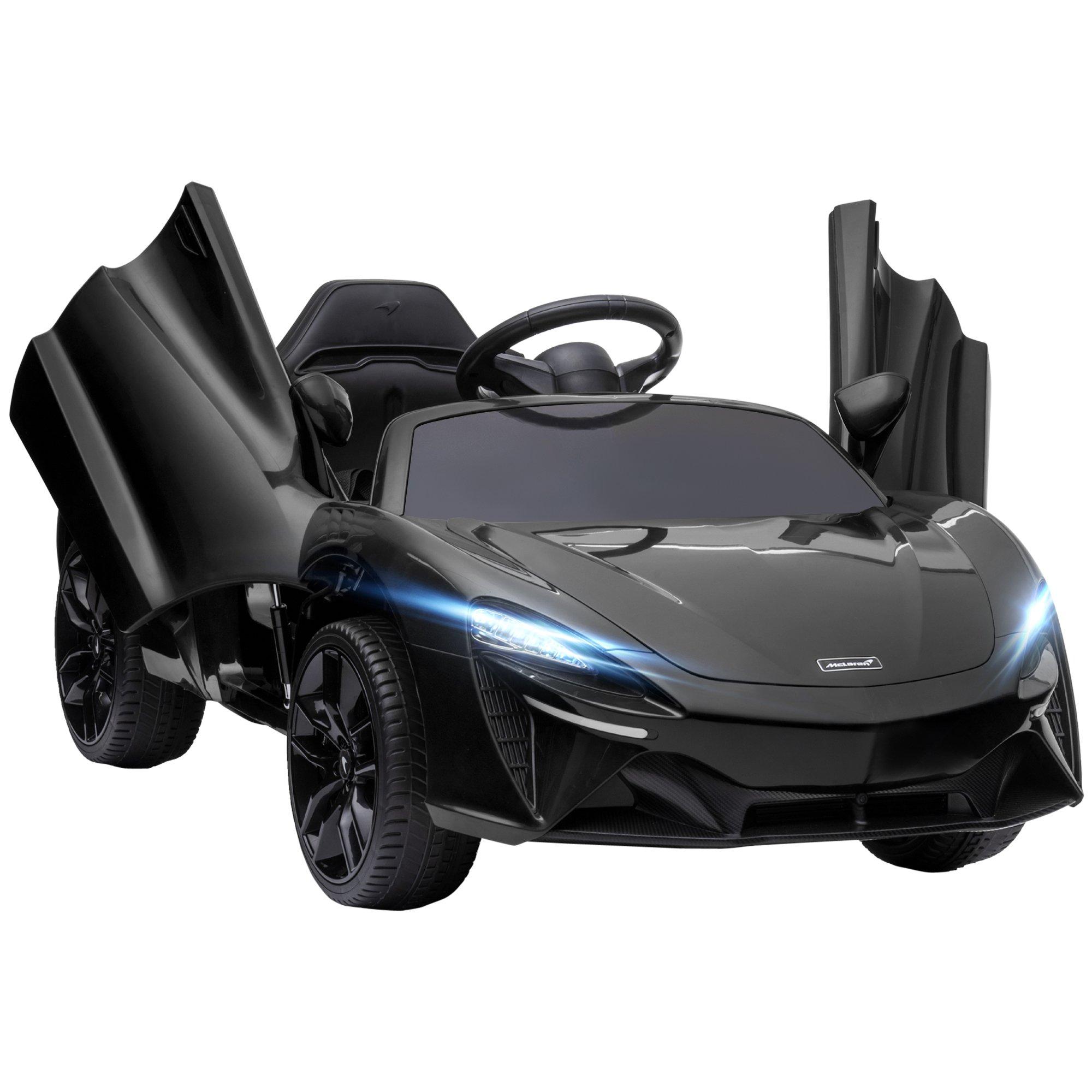 McLaren Licensed Kids Electric Ride-On Car Remote Control, Music