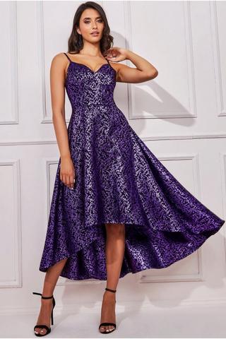 Sequin High Low Hem Maxi Dress, Teal Multi – Jolie Moi Retail