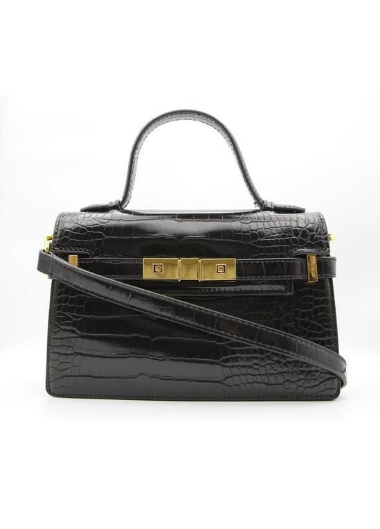 KOKO COUTURE Croc-Effect Embossed Faux Leather Bag 3