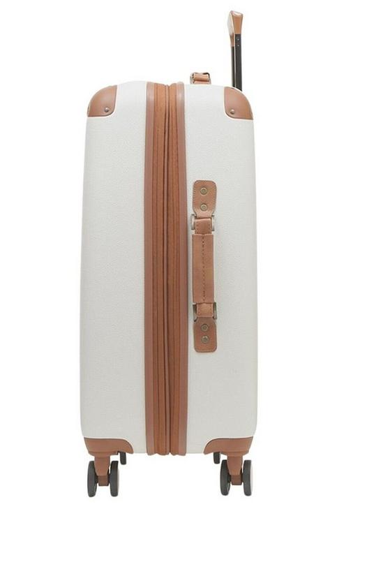 Infinity Leather Hard Shell Classic Suitcase Luggage 5