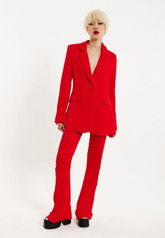House of Holland Red Block Colour Pleat Blazer 2