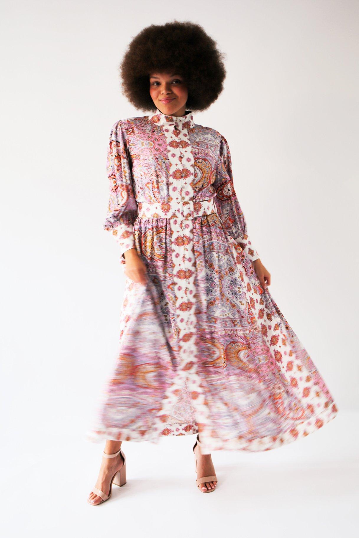 Maya Pink Cotton Dress