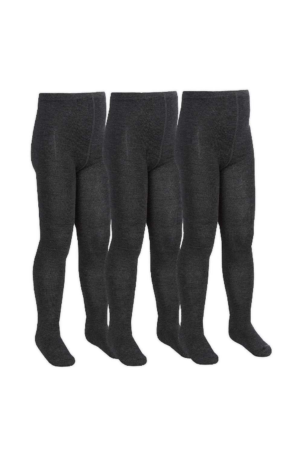 3 Pair Super Soft & Warm Breathable Bamboo School Tights