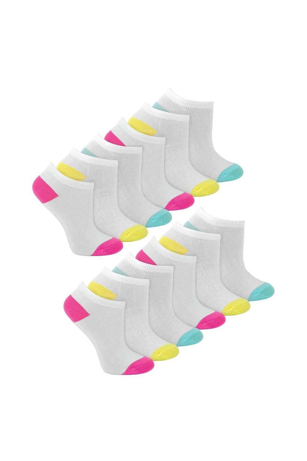 12 Pair Low Cut Trainer No Show Athletic Running Socks