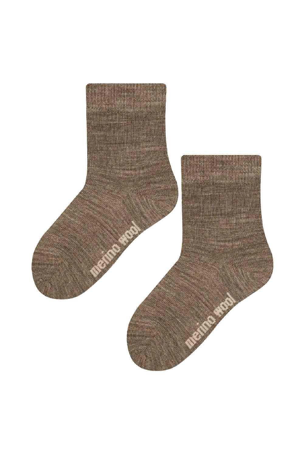 Warm Merino Wool Thermal Knitted Ribbed Socks for Winter