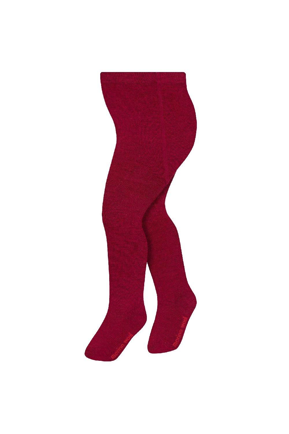 1 Pair Merino Wool Ribbed Design Cosy Warm Tights for Winter