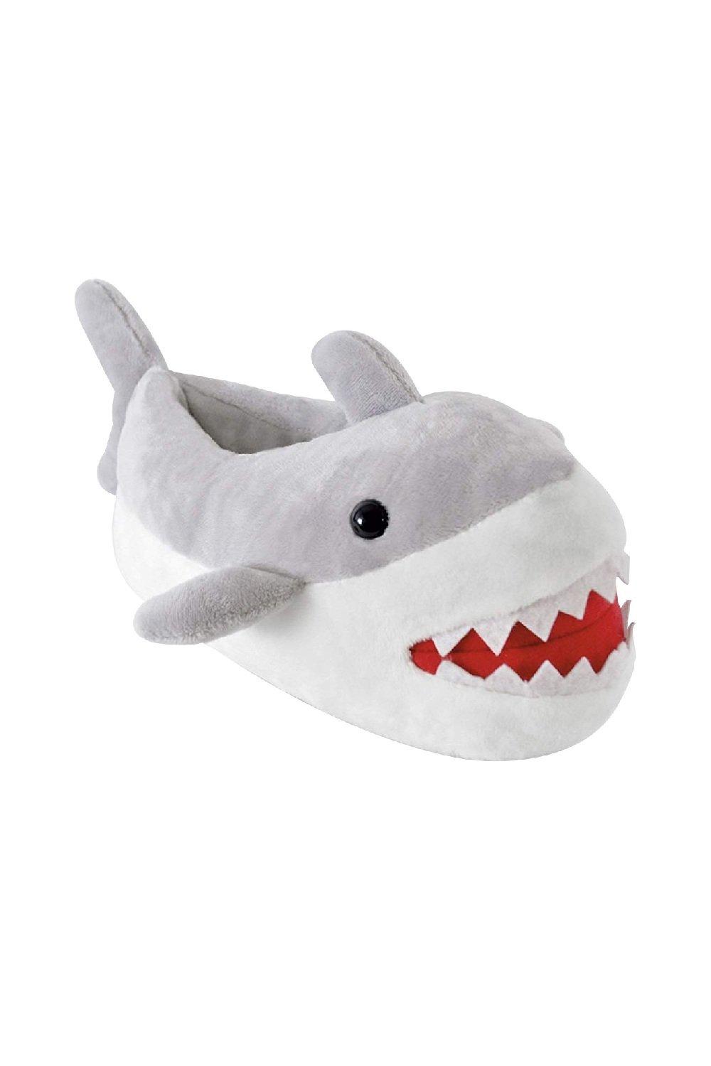 Plush Novelty 3D Shark Slippers Great Christmas Gift
