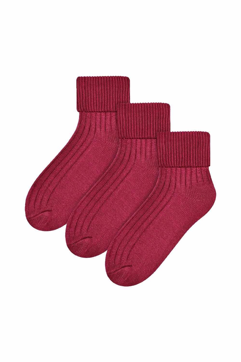 3 Pairs Wool Bed Socks Luxury Warm Fuzzy Lounge Sleep Socks