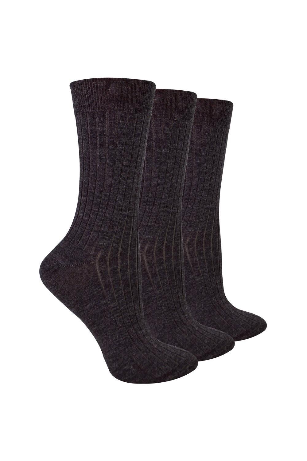 3 Pairs Merino Wool Winter Thick Cushion Warm Boot Socks