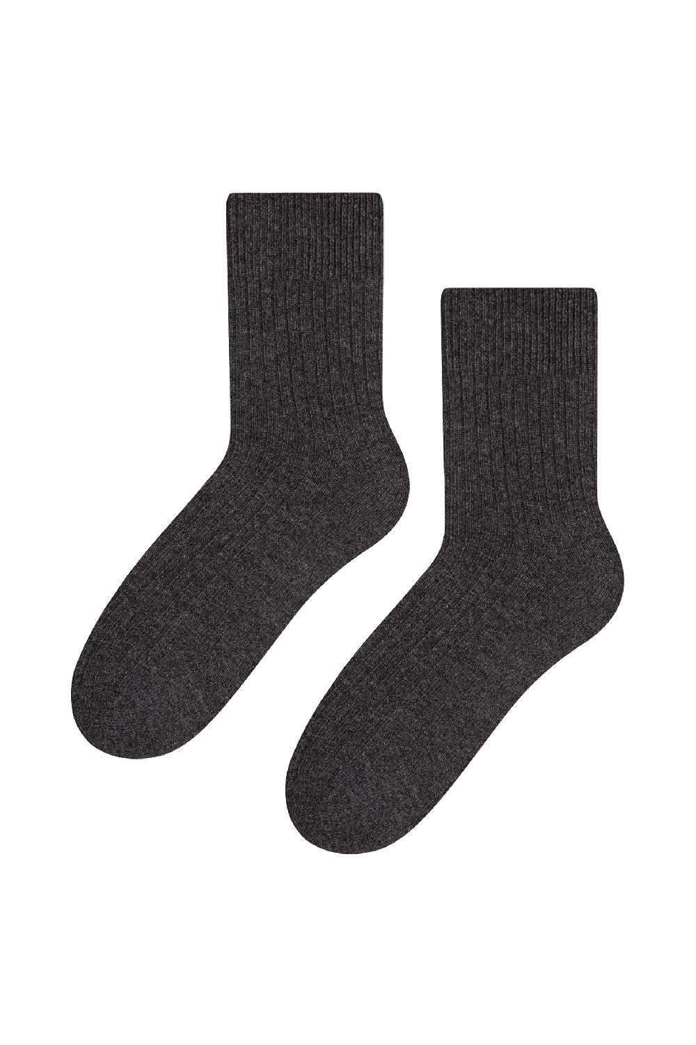 Wool Dress Knitted Ribbed Mid-Calf Warm Socks for Winter