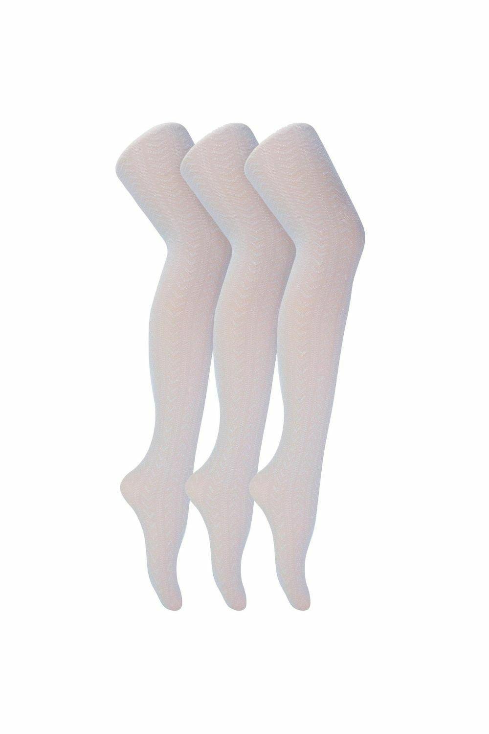 3 Pair Multipack Soft Sparkle Glitter Tights